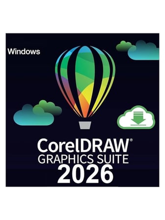CorelDRAW Graphics Suite 2026 Windows - 1 Cihaz Süresiz Dijital Kod