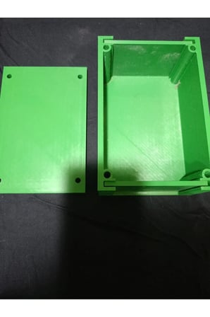Elektronik plastik proje kutusu 150×100×60 mm modüler
