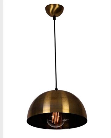  Rsylight Retro Metal Dekoratif Eskitme Kaplama Rustik Tekli Sarkıt Avize Çap 30 cm