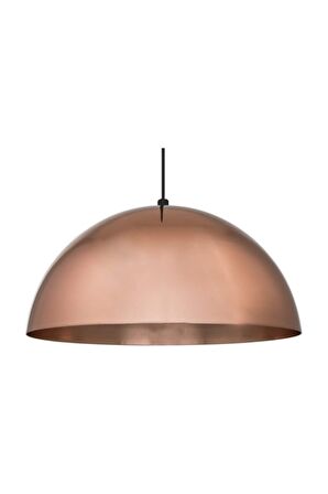 Rsylight Retro Metal Dekoratif Rustik Bakır Tekli Sarkıt Avize Çap 40 cm