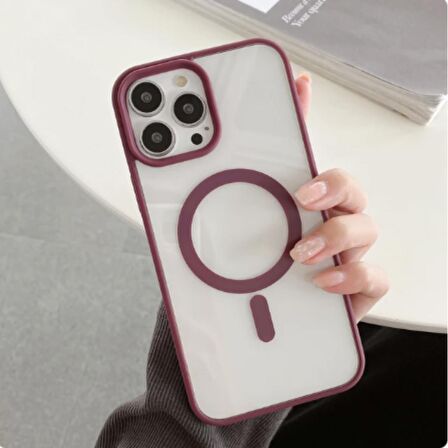 İPHONE 12 PRO TLP RENKLİ MAGSAFE ÖZELLİKLİ SİLİKON KILIF