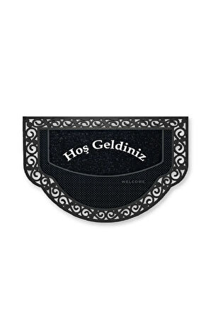 Dekoratif Dış Kapı Yıkanabilir Toz Alıcı Halı Kapı Önü Paspası hoş geldiniz yazılır