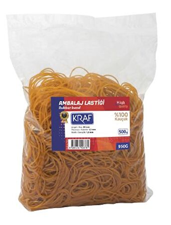 KRAF AMBALAJ LASTİĞİ %100 KAUÇUK 500g 950G 1 Adet