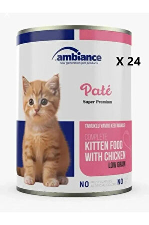 Ambiance Tavuklu Yavru Kedi Ezme Konserve 415 gr x 24'lü