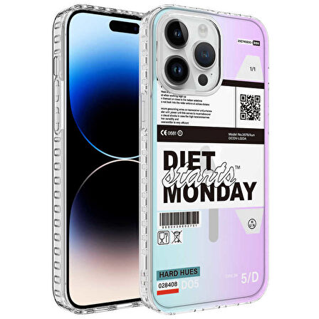 Smcase iPhone 12 Pro Max Kılıf Desenli Elegans Serisi No Silikon