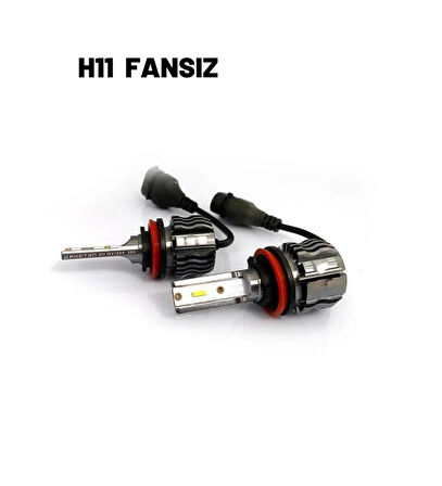 Pulsar Rs 200 Led Far Ampül 2 Adet Takım H11 Fansız Led Xenon Buz Beyaz 12V-24V_Supermoto