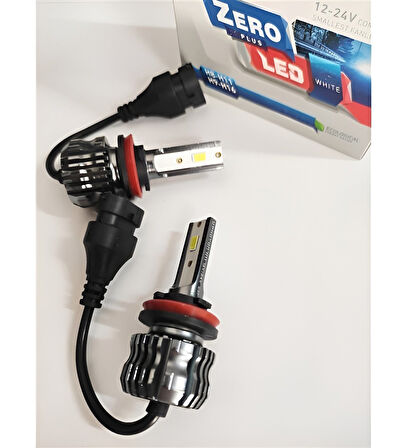 Pulsar Rs 200 Led Far Ampül 2 Adet Takım H11 Fansız Led Xenon Buz Beyaz 12V-24V_Supermoto