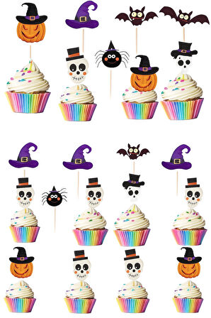 Kürdan Cadılar Bayramı 10'lu Şekilli Kürdan