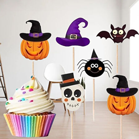 Kürdan Cadılar Bayramı 10'lu Şekilli Kürdan