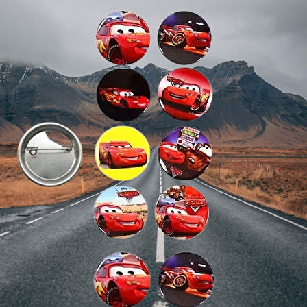 Lisanslı Yaka çanta rozeti CARS-ARABAL 10L