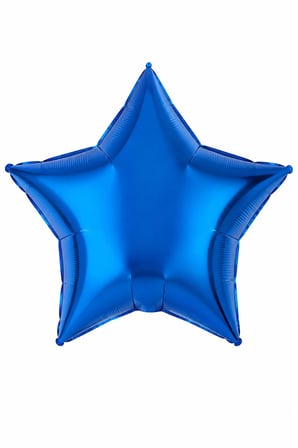 Folyo Balon Yıldız Koyu Mavi 18 İnç 45 cm Doğum Günü Parti Kutlama Organizasyon Dekorasyon Balonu