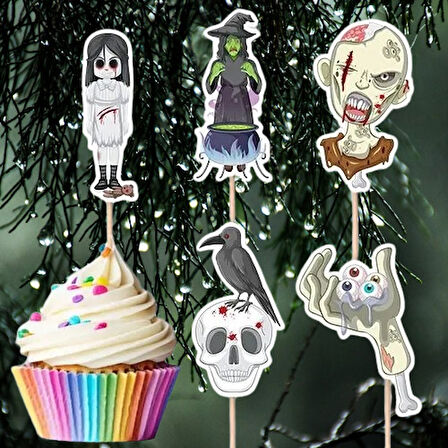 Kürdan Korkunç Halloween 10'lu Şekilli Kürdan