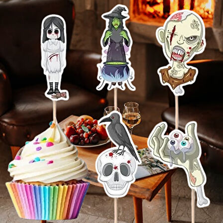 Kürdan Korkunç Halloween 10'lu Şekilli Kürdan