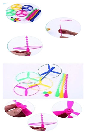 Pinyata İçi Plastik Fırıldak oyuncak 8adet