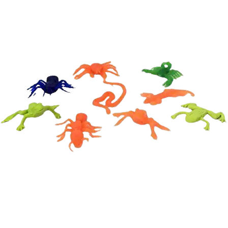 Pinyata İçi Oyuncak RENKLİ BÖCEKLER 10lu