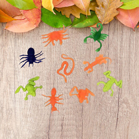 Pinyata İçi Oyuncak RENKLİ BÖCEKLER 10lu