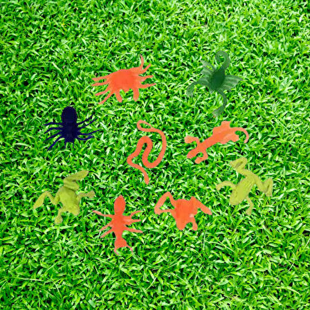 Pinyata İçi Oyuncak RENKLİ BÖCEKLER 10lu