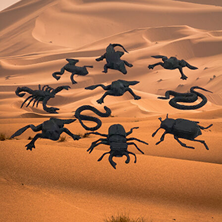 Pinyata İçi Oyuncak SİYAH BÖCEKLER 10lu