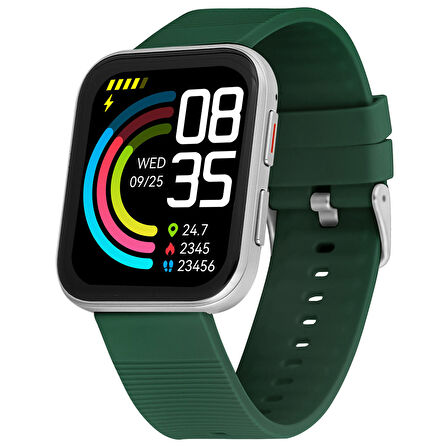 Fitwatch FT202301AM0204 Gümüş - Yeşil Akıllı Saat