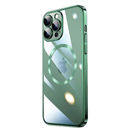 Smcase iPhone 13 Pro Kılıf Magsafe Wiriless Özellikli Tareks Rixos Sert Kapak