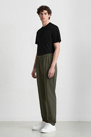 DeFacto Jogger Pantolon Beli Bağcıklı Cepli Düz Paça D8641AX24AUKH244