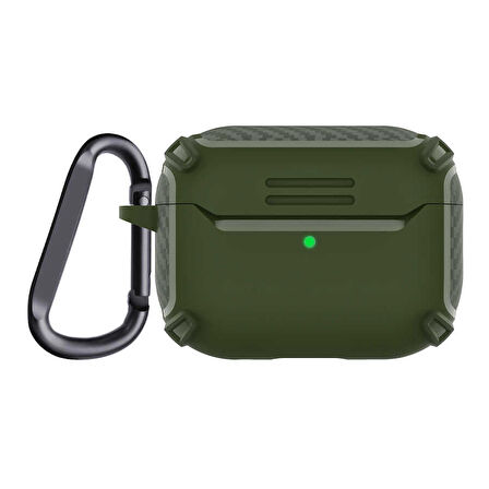 Gpack Apple Airpods Pro 2 Kılıf Sert Armor Karbon Görünüm A26