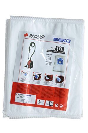 Tt4120 Elektrikli Süpürge Torbası 5 Adet Bc0002