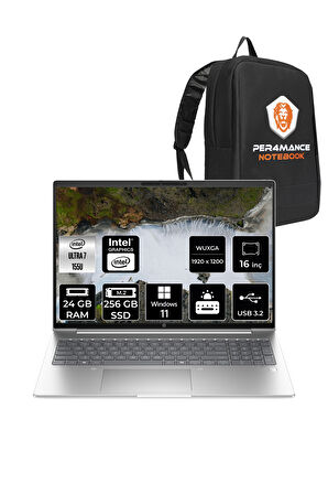 HP ProBook 460 İntel Core Ultra 7 155U 24GB 256GB SSD 16'' WUXGA W11P A23BCEA & PER4 ÇANTA