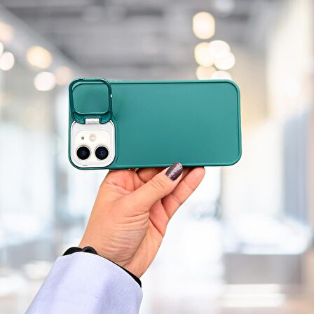 İPHONE 11 STANDLI İÇİ SÜET TPU KILIF