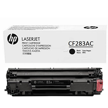 HP CF283AC (83A) Siyah Black Orjinal Toner M201dw / M225dn