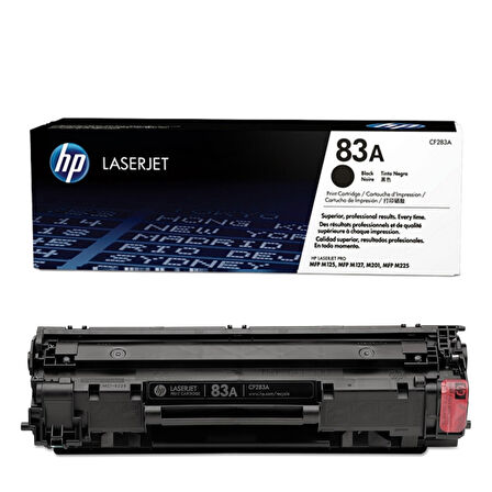 HP CF283A (83A) Siyah Black Orjinal Toner M201dw / M225dn