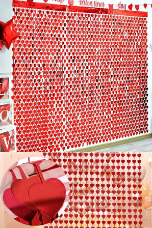 Metalize Arka Fon Perde Kalpli 100Cm×190Cm Parti Doğum Günü Süsleri