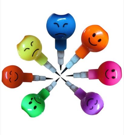 Okula Yeni Başlayan Öğrencilere Özel 10 Adet Hediye Seti 1. Sınıf- Sene Başı Emoji Kurşun Kalem Tebrik Kartı Hediyeli