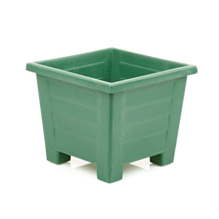 Omnipazar  SY-5848 Dekoratif Plastik Kare Ayaklı Saksı 30 Litre No 5 