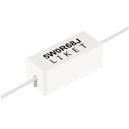 0.68 Ohm 5 Watt Taş Direnç (10 Adet)