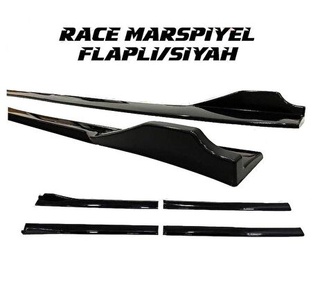 Üniversal Piano Black Kulaklı Flaplı Marşpiyel Lipi Bıçağı Siyah