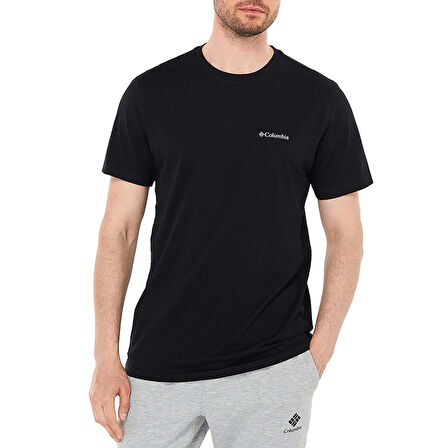 Basic Sm Logo Erkek Siyah Outdoor T-Shirt CS0282-010