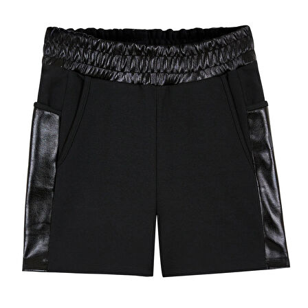 W 2Xi-Lock Kadın Siyah Günlük Stil Şort S231143-001