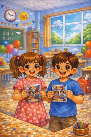 Karne Hediyesi 20 Set Ayıcık Desenli Görünmez Kalem ve Tebrik Kartı