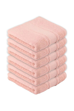 Özdilek Colourist 50x90 Cm El-Yüz Havlusu 6'lı Açık Mercan