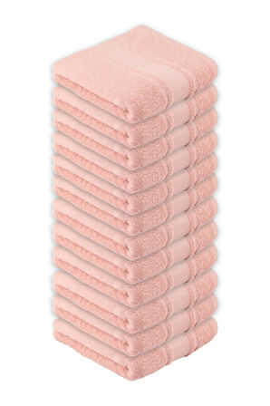 Özdilek Colourist 50x90 Cm El-Yüz Havlusu 12'li Açık Mercan