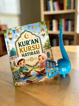 20 Adet Kur'an Kursu Hatırası Pipo Şeklinde Üflemeli Top Tebrik Kartı Hediye Seti 