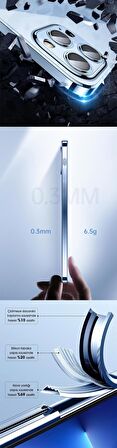 İphone 11 Pro Lazer Kamera Lens Korumalı Plating Telefon Kılıf&Kapak