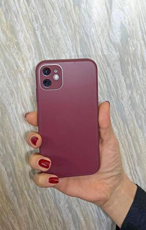İphone 13 Pro Max Mat Cam Elektro Kamera Korumalı Kılıf