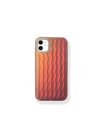 İphone 11 Dalgalı Kabartmalı Silikon Wave Telefon Kapak
