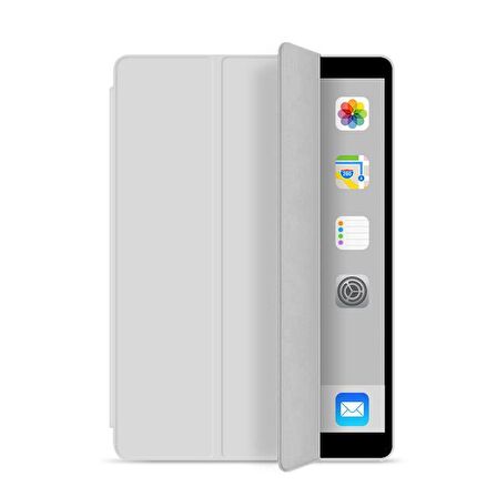 İpad Mini 6 Uyumlu Kılıf Katlanır Kalem Bölmeli Standlı Uyku Modlu Akıllı Kapak