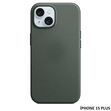 iPhone 15 Plus için MagSafe özellikli Mikro Dokuma FineWoven Kılıf