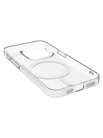 İphone 15 Pro Max Magsafe Sert Şeffaf Telefon Kılıfı