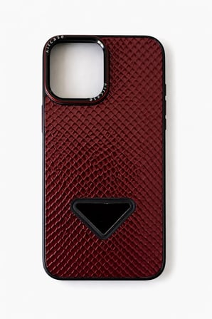 İphone 15 Pro Max ile Uyumlu Yılan Derisi Dokulu Premium Dragon Kılıf