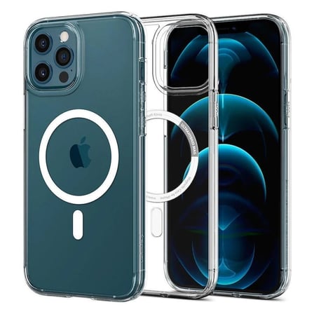 İphone 12 - 12 Pro Magsafe Sert Şeffaf Telefon Kılıfı